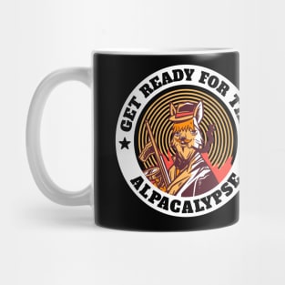 get Ready for the alpacalypse western gangsta style Mug